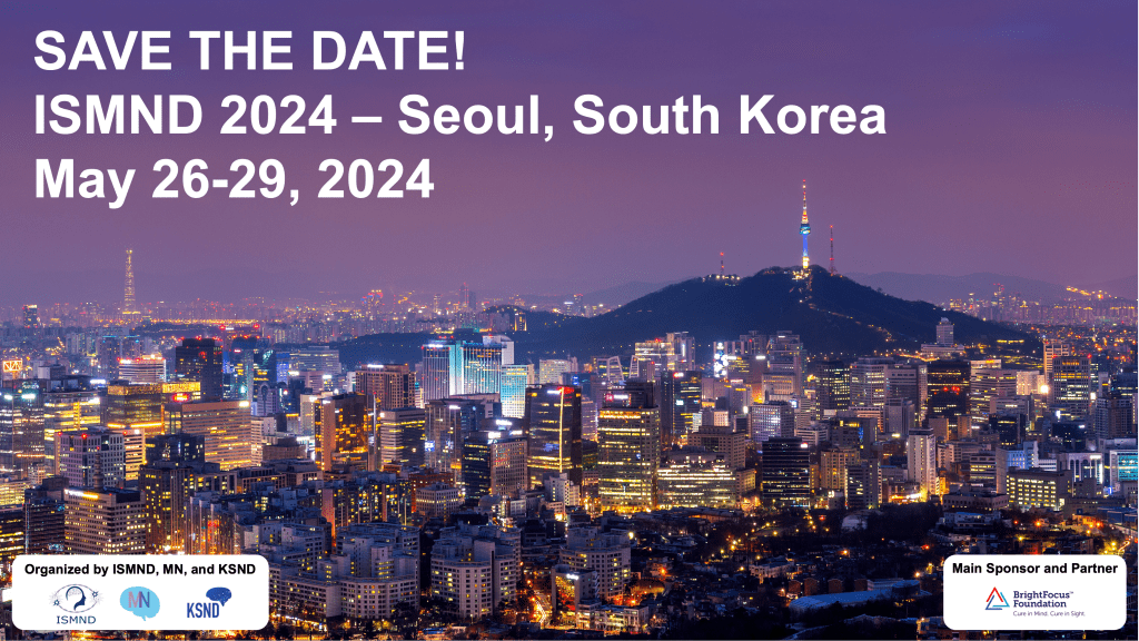 ISMND 2024, May 27-29, 2024 in Seoul, South Korea